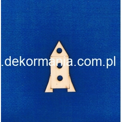 Rakieta 5x3 cm , kosmos, statek kosmiczny itp.